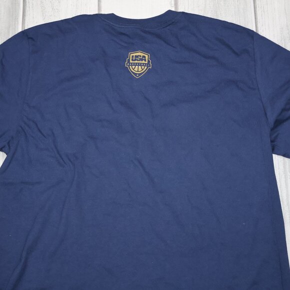 NWOT Rare Nike USA Basketball Men's 2012 Olympic Roster Tshirt Kobe Lebron Carme - Picture 6 of 6